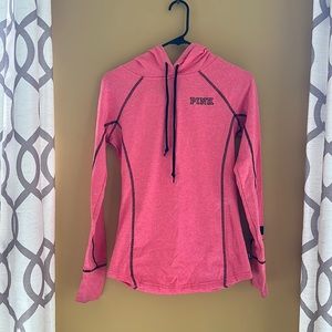 Gently used Victoria secret PINK hot pink workout hoodie
